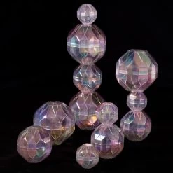 Iridescent Stacking Boulders Set Of 12
