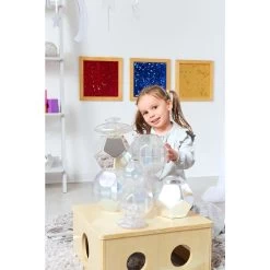 Iridescent Stacking Boulders Set Of 12 -Children School Supplies S943093 4