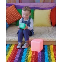 Sensory ICT Glow Construction Blocks Set Of 12 -Children School Supplies S943094 2