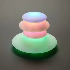 Illuminated Sensory Glow Pebbles - 12 Pieces -Children School Supplies S943095 3