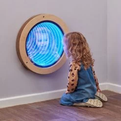 Light Up Circular Infinity Mirror