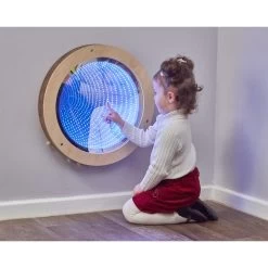 Light Up Circular Infinity Mirror -Children School Supplies S943104 2