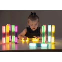 Light Up Glow Cylinders Set Of 12 -Children School Supplies S943105 4