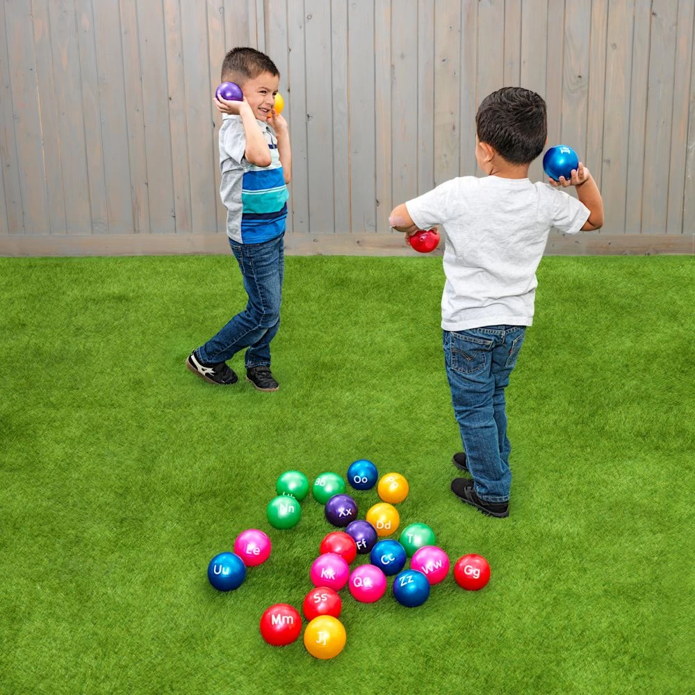 Excellerations® 3" Alphabet Balls - Set Of 26 With Air Pump 5 Excellerations® 3" Alphabet Balls - Set Of 26 With Air Pump - Image 5
