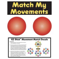 EZ Stick™ Movement Match Decals -Children School Supplies S943760 2