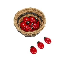 Ladybug Counting Stones - Set Of 22