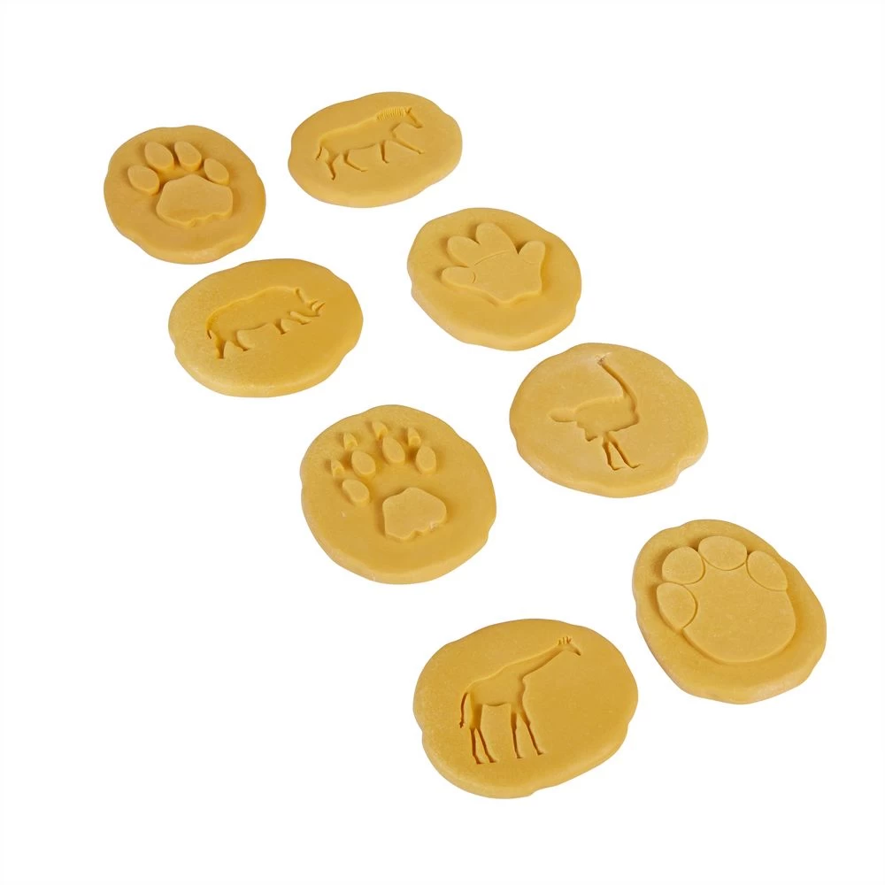Let's Investigate - Safari Footprints Set Of 8 1 Let's Investigate - Safari Footprints Set Of 8