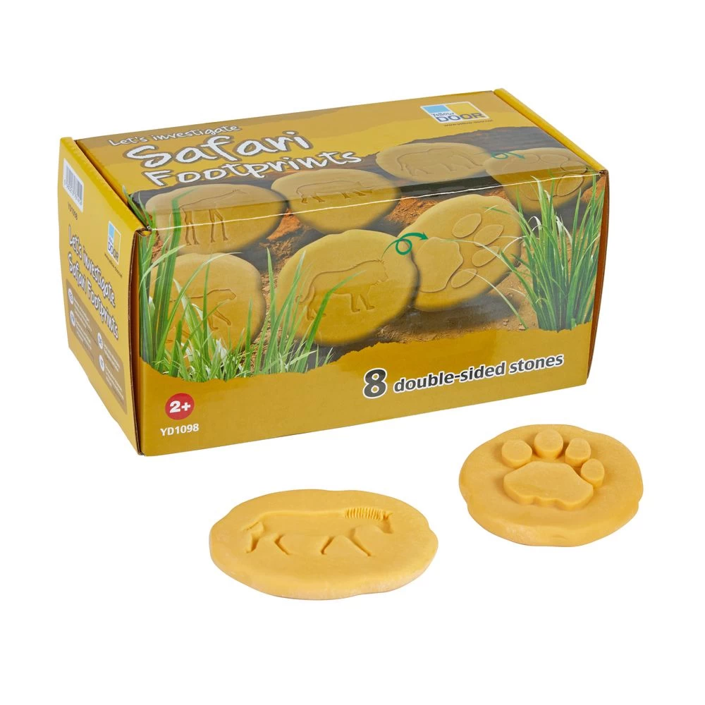 Let's Investigate - Safari Footprints Set Of 8 2 Let's Investigate - Safari Footprints Set Of 8 - Image 2