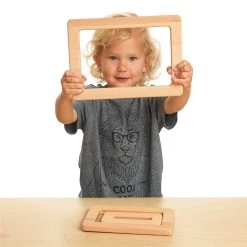 Sustainably Sourced Beechwood Focus Frames - Set Of 3 -Children School Supplies S947838 1