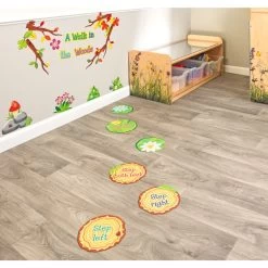 EZ Stick™ A Walk In The Woods Sensory Path - SEL For Children - Social Emotional Learning - 147 Pieces