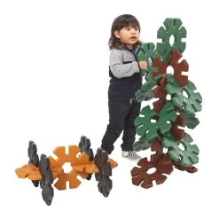 Giant Octoplay Natural Colors - 40 Piece Set -Children School Supplies S954628 3