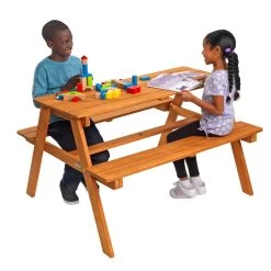 Excellerations® Outdoor Picnic Table - Large -Children School Supplies S967550 2