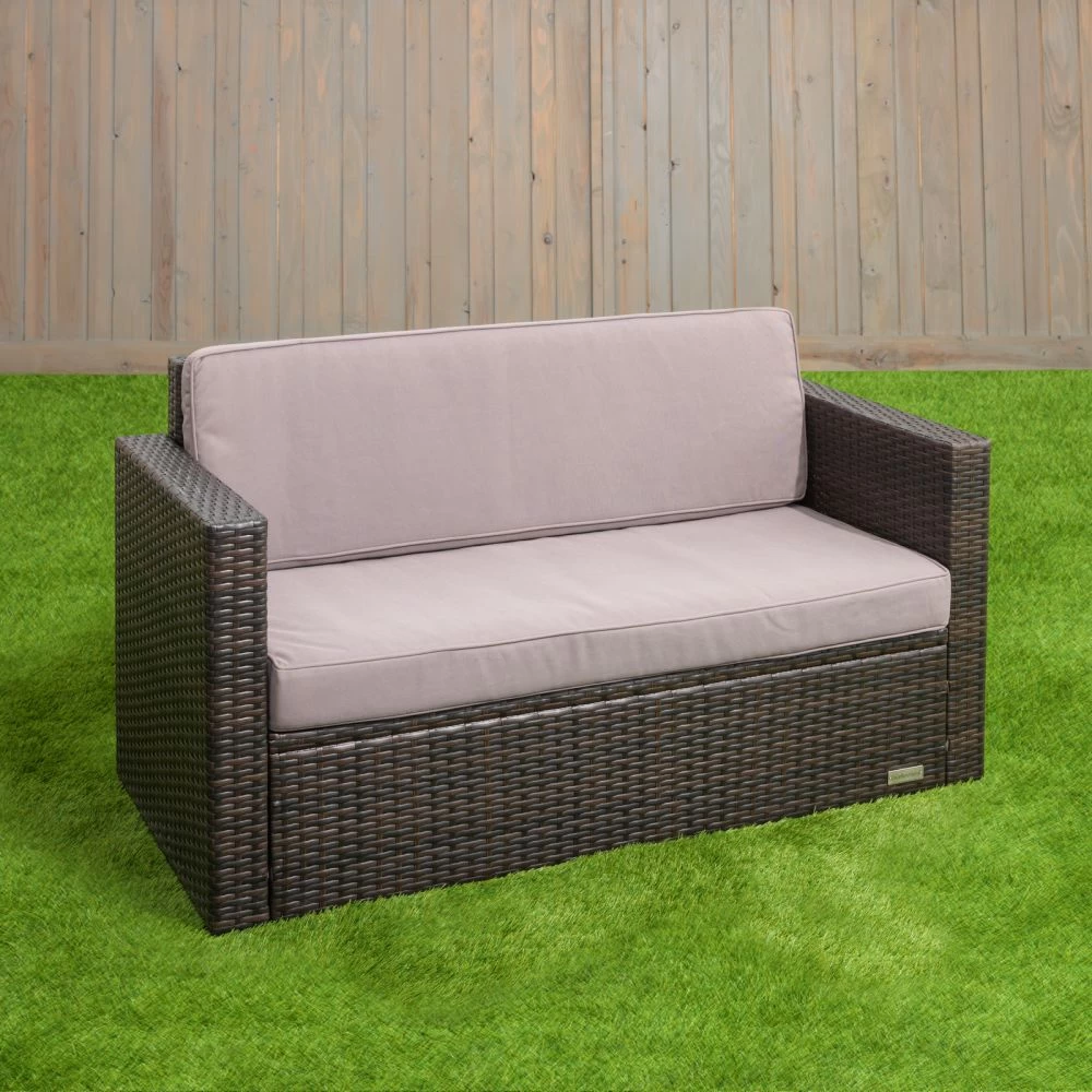 Excellerations® Outdoor Wicker Sofa (School Age Height) 3 Excellerations® Outdoor Wicker Sofa (School Age Height) - Image 3