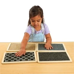 Excellerations® Wooden Sensory Rectangles - Set Of 4 -Children School Supplies S969543 1
