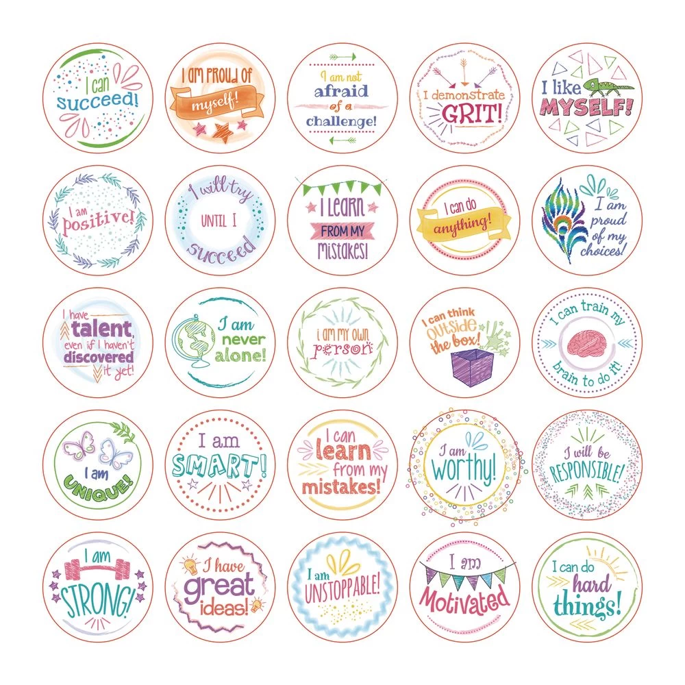 Really Good Stuff® Confidence Chips - 100 Empowering, Motivational, Positive Affirmations - Encourage Positive Feelings- Social-Emotional Learning - SEL For The Home And Classroom 5 Really Good Stuff® Confidence Chips - 100 Empowering, Motivational, Positive Affirmations - Encourage Positive Feelings- Social-Emotional Learning - SEL For The Home And Classroom - Image 5