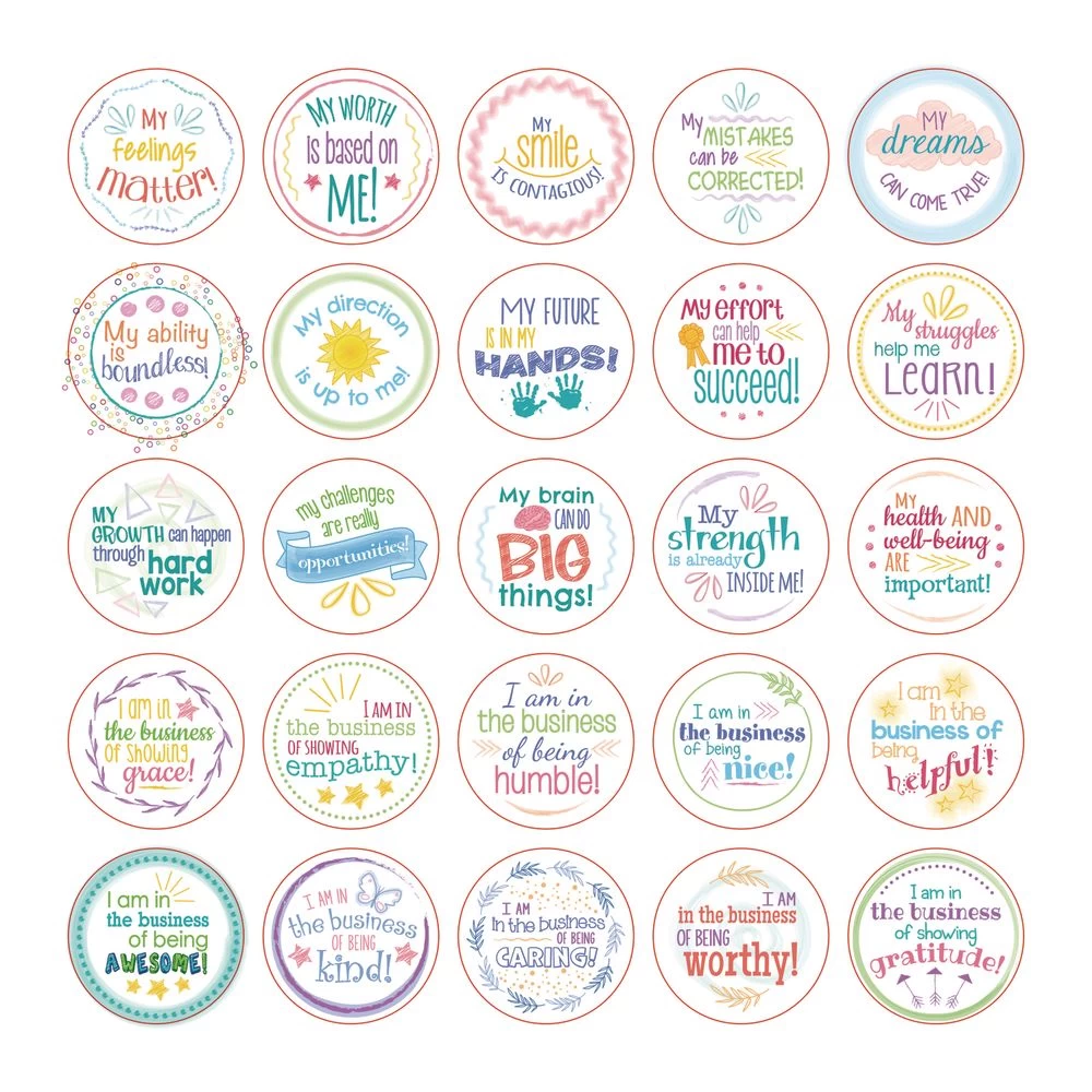 Really Good Stuff® Confidence Chips - 100 Empowering, Motivational, Positive Affirmations - Encourage Positive Feelings- Social-Emotional Learning - SEL For The Home And Classroom 6 Really Good Stuff® Confidence Chips - 100 Empowering, Motivational, Positive Affirmations - Encourage Positive Feelings- Social-Emotional Learning - SEL For The Home And Classroom - Image 6