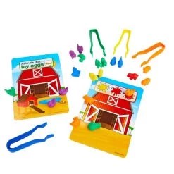 Excellerations® Tweezer Tasks - Farm Animal Sorting -Children School Supplies S974600 1