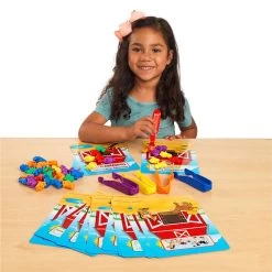 Excellerations® Tweezer Tasks - Farm Animal Sorting -Children School Supplies S974600 2