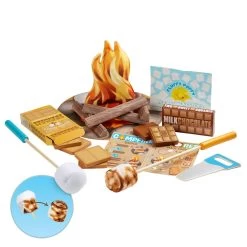 Melissa & Doug Let's Explore Campfire S'mores Play Set