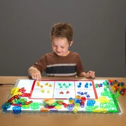 Excellerations® Light Table Mats & Bucket With Bits -Children School Supplies S979298 3