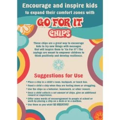 Really Good Stuff® Go For It Chips - Set Of 100 With 50 Unique Messages -Children School Supplies S979322 4