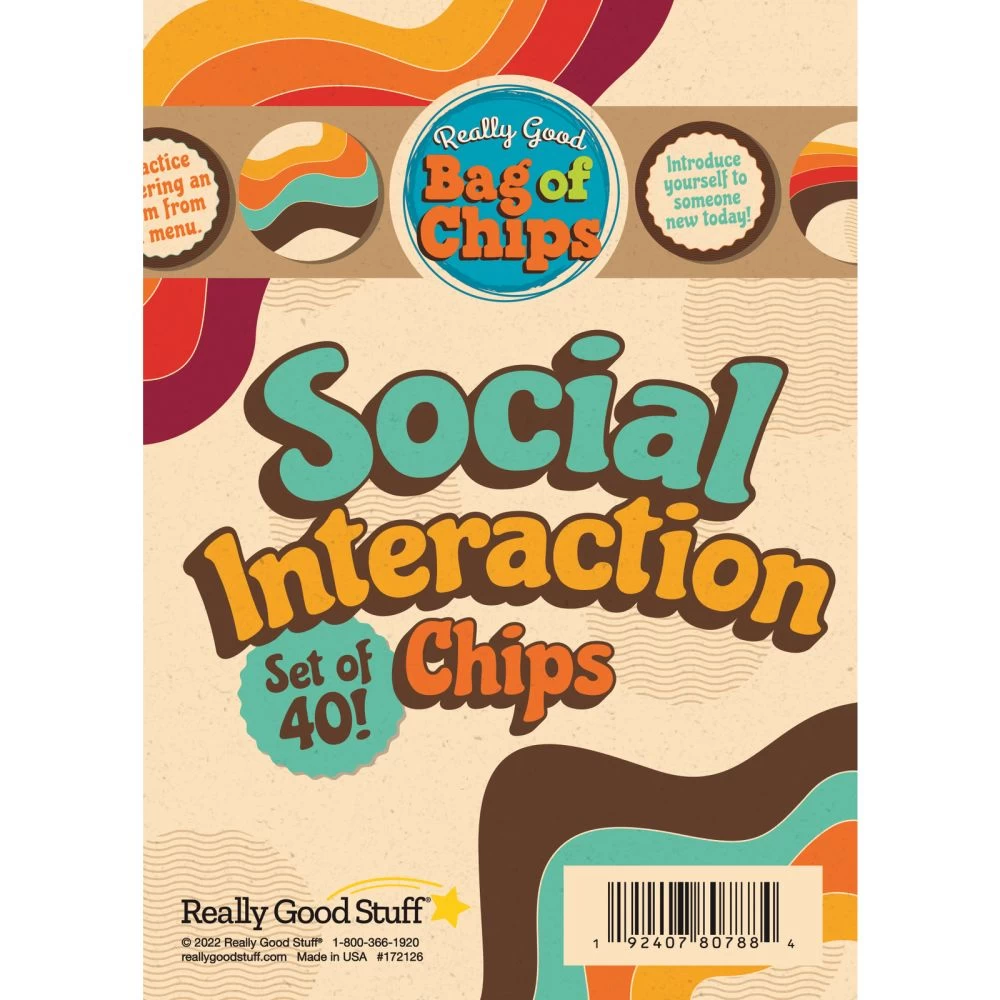 Really Good Stuff® Social Interaction Chips - Set Of 40 6 Really Good Stuff® Social Interaction Chips - Set Of 40 - Image 6