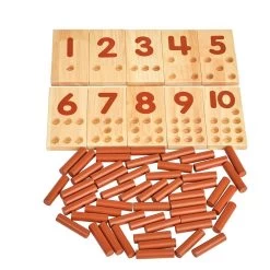 Excellerations® Peg Number Boards - Natural -Children School Supplies S979967 3