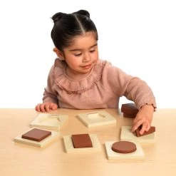 Excellerations® Wooden Shape Puzzles - Set Of 6 -Children School Supplies S980153 2