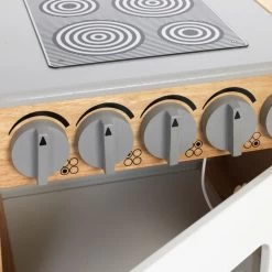 Excellerations® Sustainably Harvested Rubberwood Modern Stove -Children School Supplies S981340 5