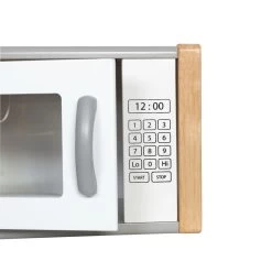 Excellerations® Sustainably Harvested Rubberwood Modern Microwave -Children School Supplies S981421 5