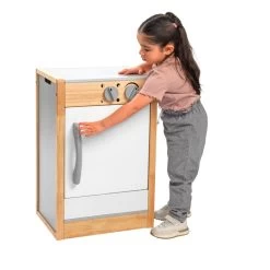 Excellerations® Sustainably Harvested Rubberwood Modern Dishwasher -Children School Supplies S981444 3