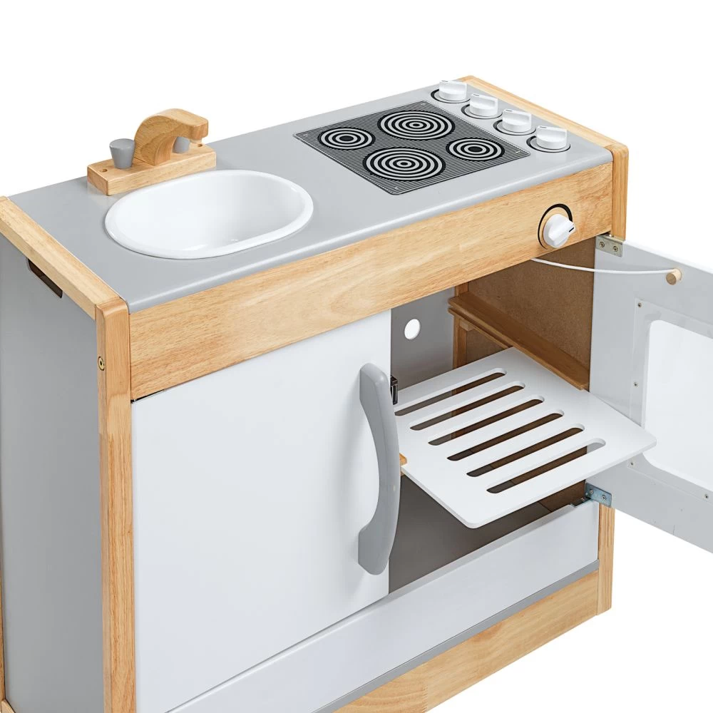 Excellerations® Sustainably Harvested Rubberwood Modern Combo Kitchen 4 Excellerations® Sustainably Harvested Rubberwood Modern Combo Kitchen - Image 4