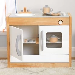 Excellerations® Sustainably Harvested Rubberwood Modern Combo Kitchen 13 Excellerations® Sustainably Harvested Rubberwood Modern Combo Kitchen -Children School Supplies S981452 4