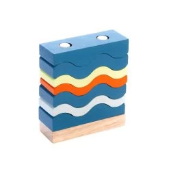 Excellerations® EarlySTEM™ Sustainably Harvested Rubberwood Wave Stacker