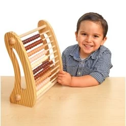 Excellerations® Wooden Abacus - Natural -Children School Supplies S982218 1