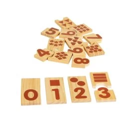 Excellerations® Number Puzzle Blocks - Natural -Children School Supplies S982222 3