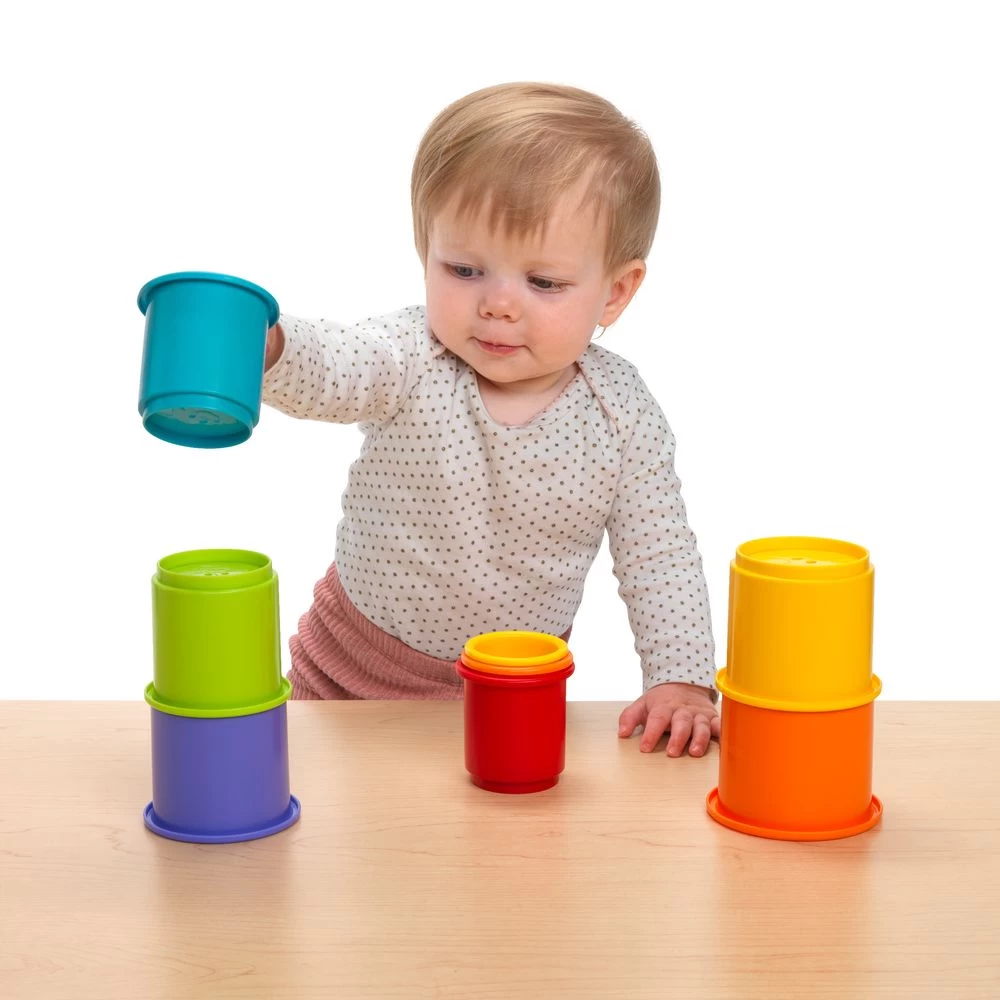 Playgo Rainbow Stacking Cups 2 Playgo Rainbow Stacking Cups - Image 2