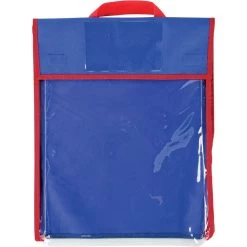 Large Clearview Book Pouch Blue - Single