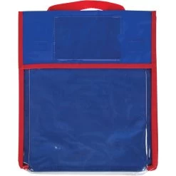 Medium Clearview Book Pouch Blue - Single