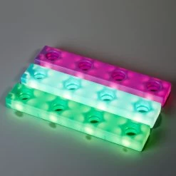 Stack & Build Glow Blocks - Set Of 9 -Children School Supplies S982829 1