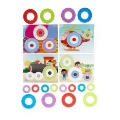 Translucent Math Color Rings Activity Set -Children School Supplies S983544 1