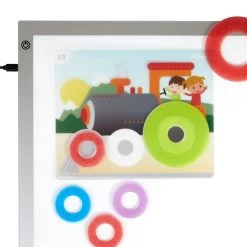 Translucent Math Color Rings Activity Set -Children School Supplies S983544 2