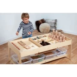 Investigative Play Table & 4 Clear Tubs