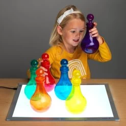 Colored Plastic Potion Bottles - 6 Pack -Children School Supplies S985017 2