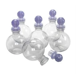 Clear Plastic Potion Bottles - 6 Pack