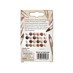 Crayola World Of Colors Crayons - 12 Packs, Each 24 Colors 5 Crayola World Of Colors Crayons - 12 Packs, Each 24 Colors -Children School Supplies S985058 1