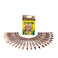 Crayola World Of Colors Crayons - 24 Packs, Each 24 Colors