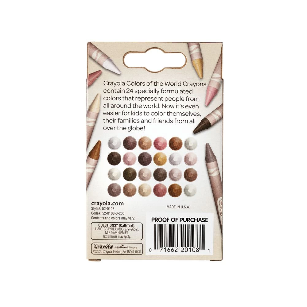Crayola World Of Colors Crayons - 24 Packs, Each 24 Colors 3 Crayola World Of Colors Crayons - 24 Packs, Each 24 Colors - Image 3