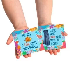 Really Good Stuff® Little Enlightenments Playful Pun Cards - Set Of 40 -Children School Supplies S985215 1