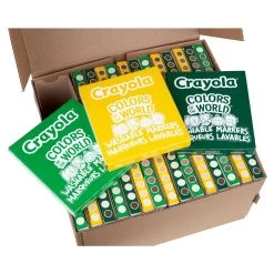 Crayola® World Of Color Markers Classpack -Children School Supplies S985220 3